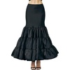 image:imageBEAUTELICATE Women Petticoat Skirt for Women Under Dress Hoopless Petticoat Mermaid PetticoatBlack