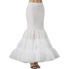 image:imageBEAUTELICATE Women Petticoat Skirt for Women Under Dress Hoopless Petticoat Mermaid PetticoatWhite