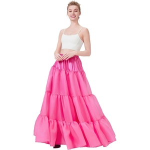 image:imageBEAUTELICATE Hoopless Petticoat Aline Petticoat Skirt for Women Under Dress Crinoline UnderskirtRose