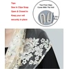 image:imageBEAUTELICATE 1st Communion Veil  Catholic Mantilla and Chapel Veil for Church Easter Latin MassChampagneinfinity