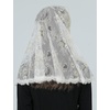 image:imageBEAUTELICATE 1st Communion Veil  Catholic Mantilla and Chapel Veil for Church Easter Latin MassGoldd Shape