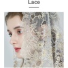 image:imageBEAUTELICATE 1st Communion Veil  Catholic Mantilla and Chapel Veil for Church Easter Latin MassGoldd Shape