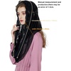 image:imageBEAUTELICATE Catholic Chapel Veil Easter Mantilla Latin Mass Church Cathedral Head Covering Infinity Lace ScarfStyle1black