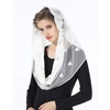 image:imageBEAUTELICATE Catholic Chapel Veil Easter Mantilla Latin Mass Church Cathedral Head Covering Infinity Lace ScarfStyle1off White