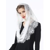 image:imageBEAUTELICATE Catholic Chapel Veil Easter Mantilla Latin Mass Church Cathedral Head Covering Infinity Lace ScarfStyle2off White