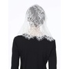 image:imageBEAUTELICATE Catholic Chapel Veil Easter Mantilla Latin Mass Church Cathedral Head Covering Infinity Lace ScarfStyle2off White
