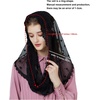 image:imageBEAUTELICATE Easter Catholic Mantilla Chapel Veil Latin Mass Halloween Church Cathedral Lace Head CoveringBlack
