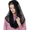 image:imageBEAUTELICATE Easter Catholic Mantilla Chapel Veil Latin Mass Halloween Church Cathedral Lace Head CoveringBlack
