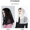 image:imageBEAUTELICATE Lace Veil For Church Catholic Cathedral Chapel Mantilla 1st Communion Head Covering Latin Mass EasterBlack 1