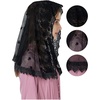 image:imageBEAUTELICATE Lace Veil For Church Catholic Cathedral Chapel Mantilla 1st Communion Head Covering Latin Mass EasterBlack 1
