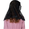 image:imageBEAUTELICATE Lace Veil For Church Catholic Cathedral Chapel Mantilla 1st Communion Head Covering Latin Mass EasterBlack 1