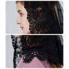 image:imageBEAUTELICATE Lace Veil For Church Catholic Cathedral Chapel Mantilla 1st Communion Head Covering Latin Mass EasterBlack 2