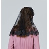 image:imageBEAUTELICATE Lace Veil For Church Catholic Cathedral Chapel Mantilla 1st Communion Head Covering Latin Mass EasterBlack 3