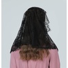 image:imageBEAUTELICATE Lace Veil For Church Catholic Cathedral Chapel Mantilla 1st Communion Head Covering Latin Mass EasterBlack 4