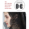 image:imageBEAUTELICATE Princess Eyelash Veil Chapel Veil Church Veil Catholic Mantilla Easter Latin Mass Head CoveringBlack