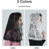 image:imageBEAUTELICATE Princess Eyelash Veil Chapel Veil Church Veil Catholic Mantilla Easter Latin Mass Head CoveringBlack