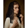 image:imageBEAUTELICATE Vintage Lace Chapel Veil Tassel Trim Mass Headcovering Catholic Church Veil Elegant Retro Bridal AccessoryBlack