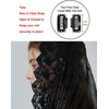 image:imageCatholic Chapel Mantilla Lace Veil Church Cathedral Latin Mass Easter Infinity Head CoveringBlack