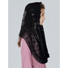 image:imageCatholic Mantilla Chapel Veil Easter Latin Mass Halloween Church Cathedral Head Covering Infinity Lace ScarfBlack