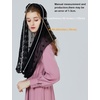 image:imageCatholic Mantilla Chapel Veil Easter Latin Mass Halloween Church Cathedral Head Covering Infinity Lace ScarfBlack