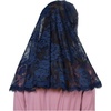 image:imageCatholic Mantilla Veil For Women Chapel Veil Church Veil Easter Latin Mass Head Covering Navy Blue Black