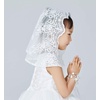 image:imageLittle Girls Chapel Veil Church Catholic Mantilla Communion Lace Head Covering Latin MassOff Whited Shape 1