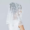 image:imageLittle Girls Chapel Veil Church Catholic Mantilla Communion Lace Head Covering Latin MassOff Whited Shape