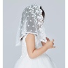 image:imageLittle Girls Chapel Veil Church Catholic Mantilla Communion Lace Head Covering Latin MassOff Whited Shape