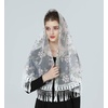 image:imageTassel Lace Chapel Veil Floral Lace Wrap Mantilla Vintage Shawl Scarf More StylesGreen