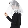 image:imageBEAUTELICATE Lace Veil For Church Catholic Cathedral Chapel Mantilla 1st Communion Head Covering Latin Mass EasterIvory 2