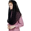 image:imageCatholic Mantilla Chapel Veil Easter Latin Mass Halloween Church Cathedral Head Covering Infinity Lace ScarfBlack