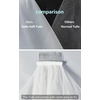 image:imageBEAUTELICATE 1 Tier Wedding Bridal Veil Pencil Edge Ivory White Fingertip Cathedral More LengthWhite