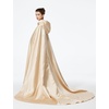 image:imageBEAUTELICATE Bridal Cloak Womens Wedding Hooded Cape Poncho Full Length Trailing Cape PhotographyChampagne