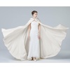 image:imageBEAUTELICATE Bridal Cloak Womens Wedding Hooded Cape Poncho Full Length Trailing Cape PhotographyIvory