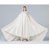 image:imageBEAUTELICATE Bridal Cloak Womens Wedding Hooded Cape Poncho Full Length Trailing Cape PhotographyIvory