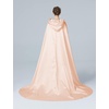 image:imageBEAUTELICATE Bridal Cloak Womens Wedding Hooded Cape Poncho Full Length Trailing Cape PhotographyRose Gold