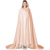 image:imageBEAUTELICATE Bridal Cloak Womens Wedding Hooded Cape Poncho Full Length Trailing Cape PhotographyRose Gold