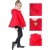 image:imageBEAUTELICATE Girl Hooded Cape Wool Blend Cloak Pure Cotton Lining Hallows Christmas CosplayRed
