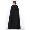 image:imageBEAUTELICATE Hooded Cloak Wedding Cape for Women Bridal Winter Robe Wool Blend Halloween Costume ChristmasBlackfull Length 50