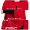 image:imageBEAUTELICATE Hooded Cloak Wedding Cape for Women Bridal Winter Robe Wool Blend Halloween Costume ChristmasTeal Bluehalf Length 35