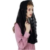 image:imageCatholic Chapel Mantilla Veil Church Lace Head Covering Easter Latin Mass Off White BlackBlack