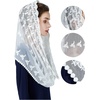 image:imageCatholic Chapel Mantilla Veil Church Lace Head Covering Easter Latin Mass Off White BlackOffwhite