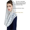 image:imageCatholic Chapel Mantilla Veil Church Lace Head Covering Easter Latin Mass Off White BlackOffwhite