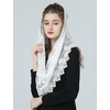 image:imageCatholic Mantilla Veil Easter Infinity Lace Veil Church Chapel Veil Head Covering Latin Mass