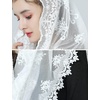 image:imageCatholic Mantilla Veil Easter Infinity Lace Veil Church Chapel Veil Head Covering Latin Mass