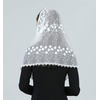 image:imageChurch Chapel Veil Lace Veil Catholic Mantilla Veil Easter Head Covering Latin Mass Two Styles Infinity D Shape Off White