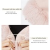 image:imageBEAUTELICATE Faux Fur Shawl Wrap Stole Shrug Bridal Winter Wedding with HookPink