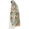 image:imageBEAUTELICATE Floral Wedding Veil Waltz Length Bridal Veil with Metal Comb Aquatic Plants Embroidered OffWhiteOffwhite