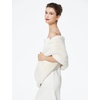 image:imageBEAUTELICATE Luxury Faux Fur Shawl Bridal Party EveningWedding Wrap Stole WinterIvory