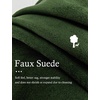image:imageBEAUTELICATE Renaissance Hooded Cloak Cosplay Medieval Hobbit Halloween Suede Wizard CapeMoss Green